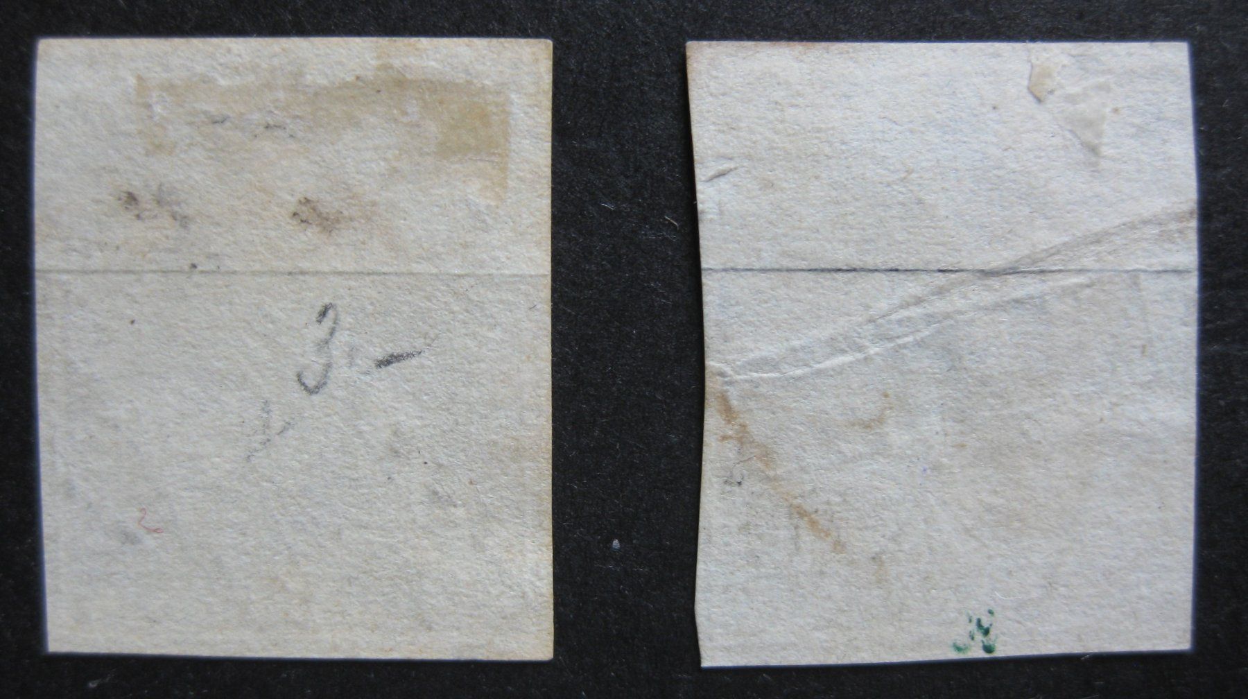 Alle Briefmarken: Strubel 22D 2 Exemplare gestempelt – Gebraucht aus Frauenfeld von Interessent1 1