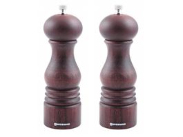 SWISSMAR Salz+Pfeffermühle CASTELL walnut 18cm (Ref.p56)