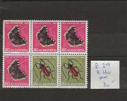 timbre Pro Juventute1953  Z39 et Z40 ** bloc