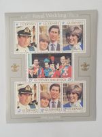 Spezielle Briefmarke : 1981 Prinz Charles und Lady Diana