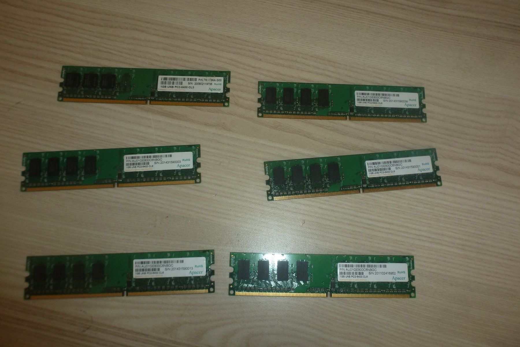 PC: APACER  7 Desktop Computer RAM * 1GB – Usato da Emmen venduto da newcar4you