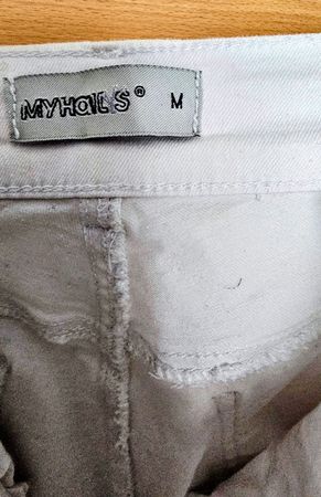 pantalon blanc  Myarys® avec lacets, M