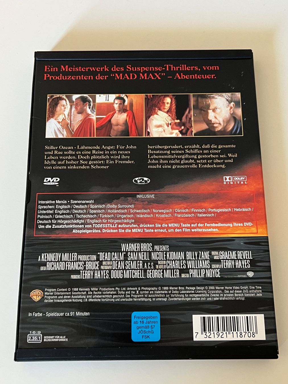 Tutti i DVDs: Todesstille - DVD - Thriller - Todes Stille – Usato da Altstätten SG venduto da sheamus 1