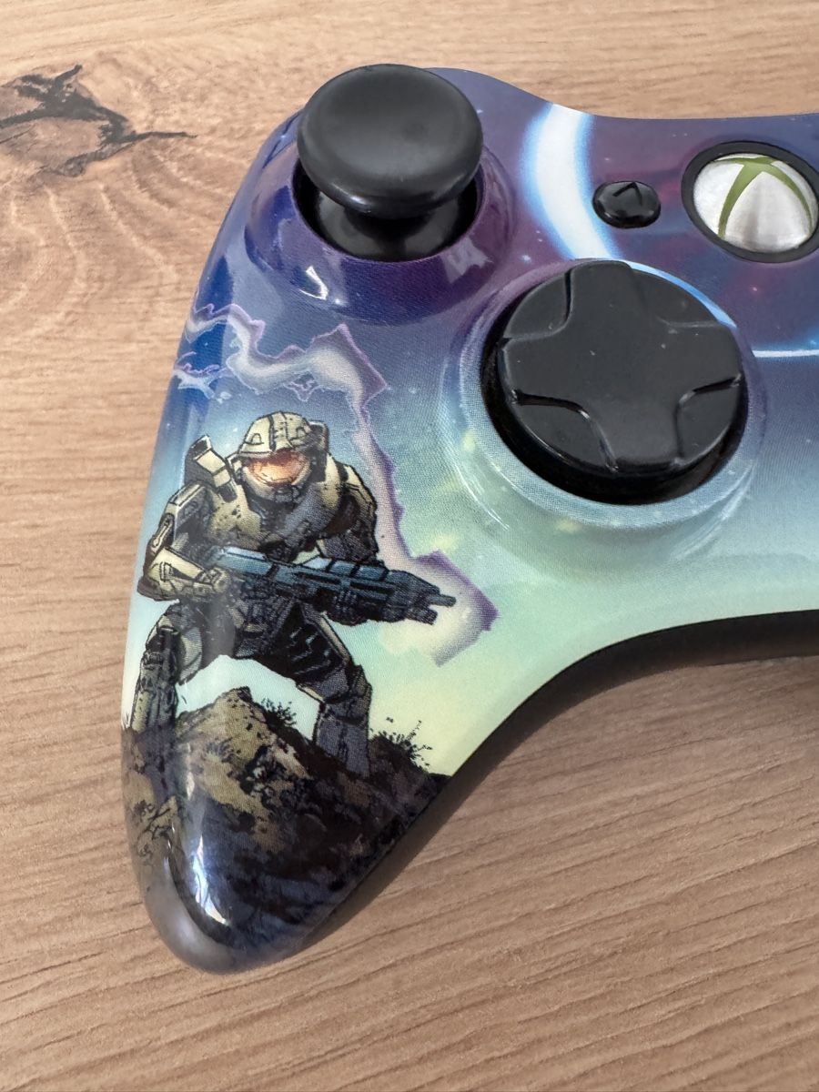 Controller: Xbox 360 Controller Halo Edition mit Akku! – Usato da Biberist venduto da etesummer 3
