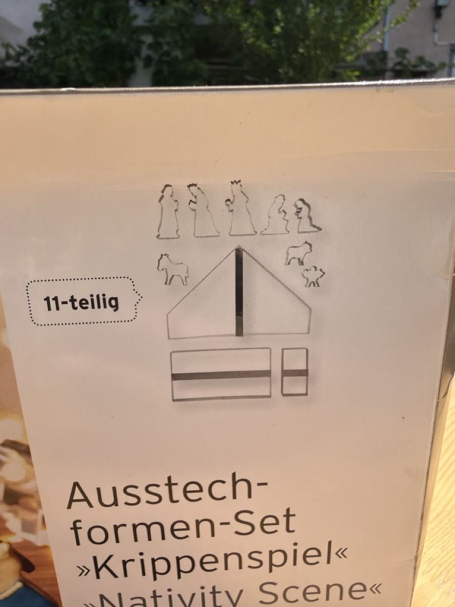 Tchibo Backformen: Ausstechformen-Set Krippenspiel  – Gebraucht aus Hefenhofen von jbeb 1