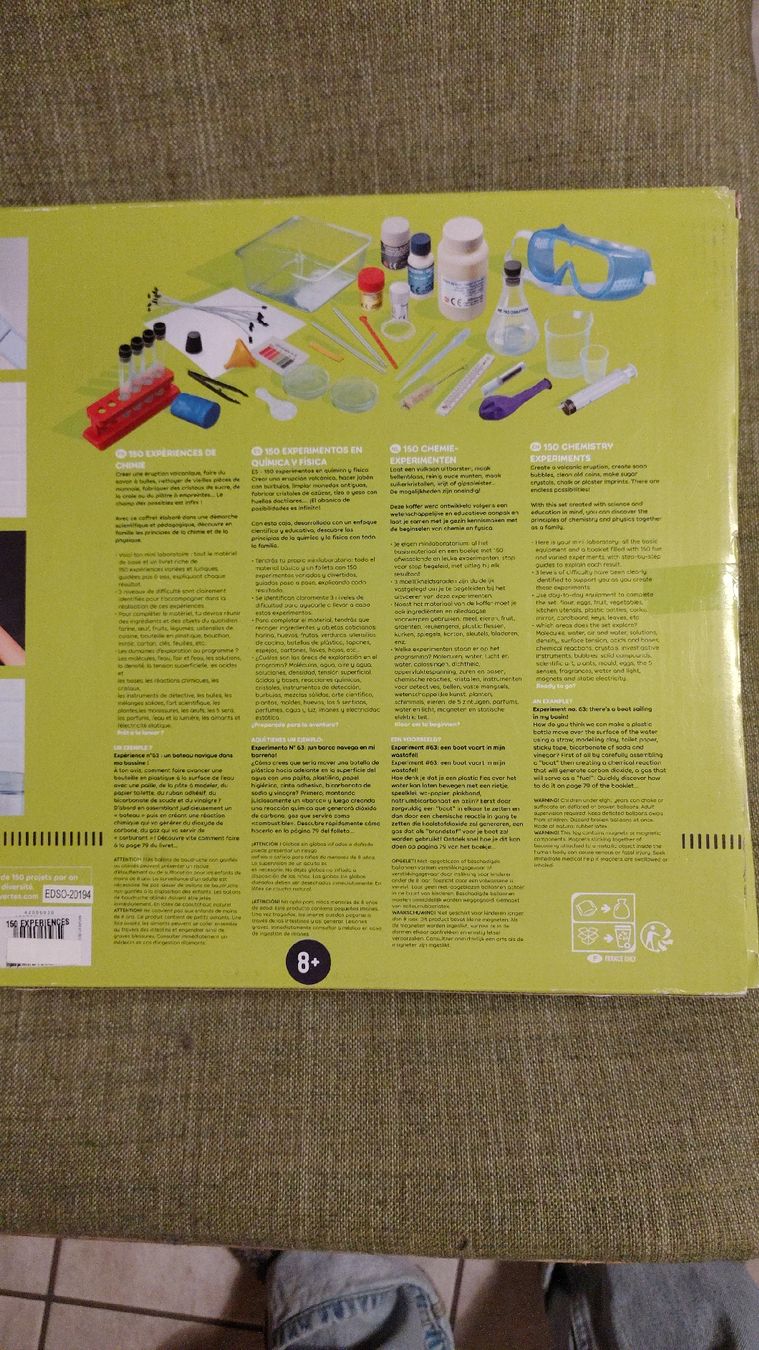 Giochi: Expériences de chimie, jeu enfant – Usato da Chernex venduto da ced_zt5y 2