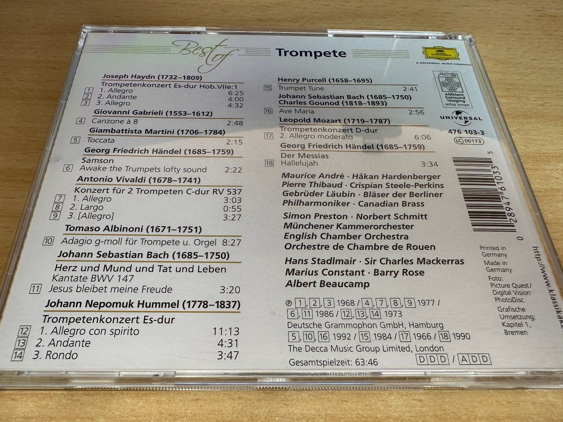 CD: Best of Trompete – Usato da Rikon im Tösstal venduto da Alpenmutz 1