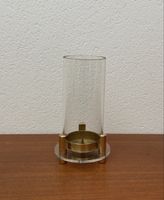 Vintage Kerzenständer Messing Acrylglas Kerzenhalter 80er
