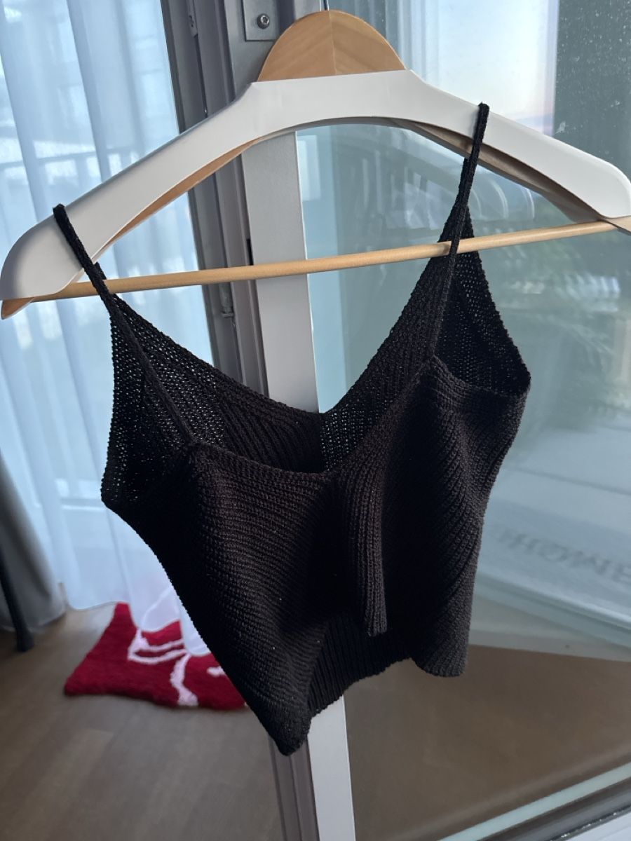 Top: Gestricktes Top schwarz Damen – Nuovo (secondo la descrizione) da Uitikon Waldegg venduto da LoriCor 1