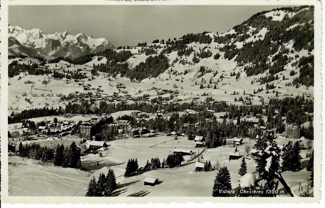 Cartoline postali: Villars - Chesieres 1948 – Usato da Hochdorf venduto da Ziegel-16