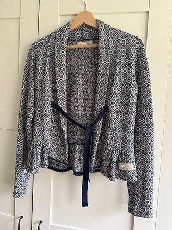Odd Molly Strickjacke/Cardigan, dunkelblauweiss, Grösse 0