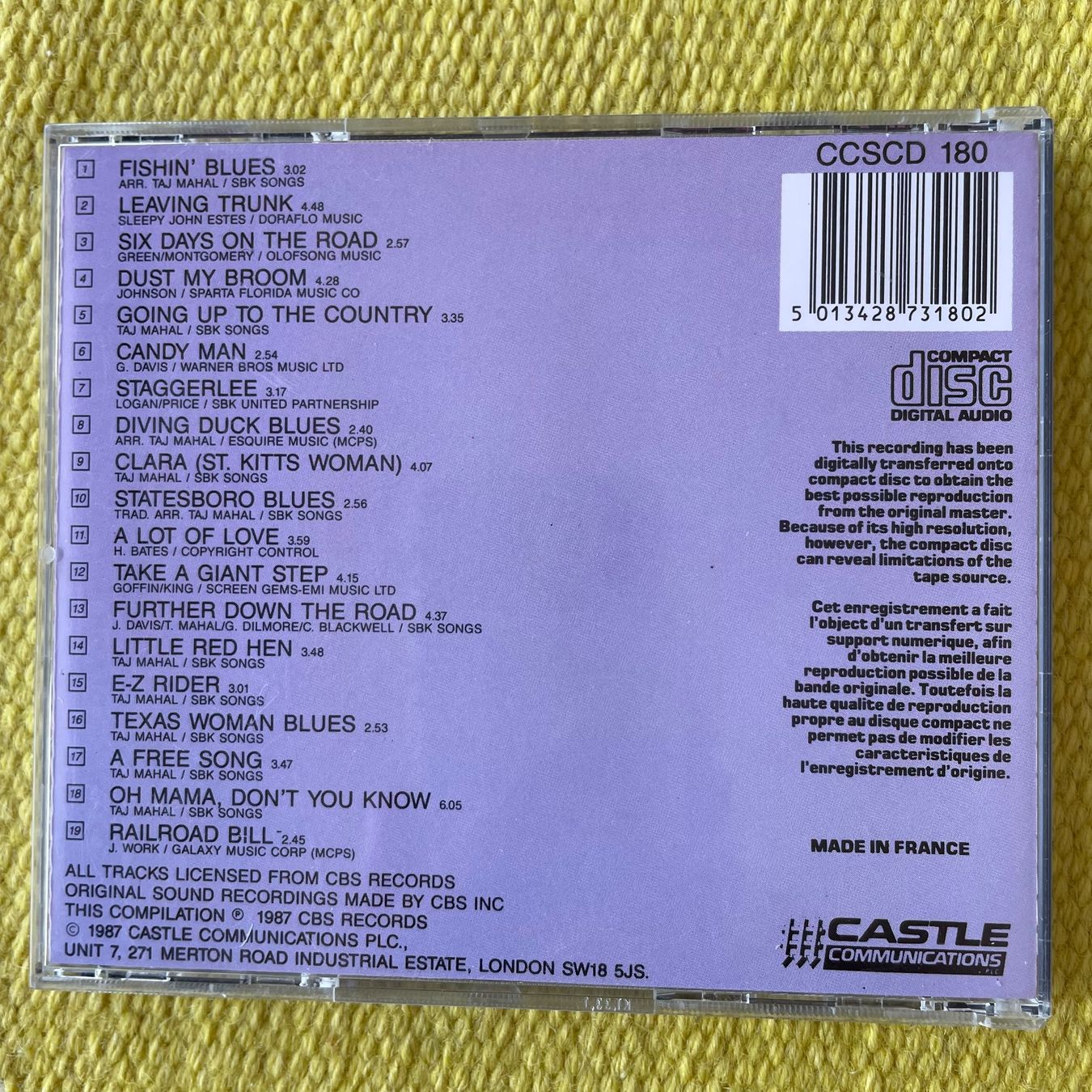 CD: TAJ MAHAL-THE COLLECTION – Usato da Rorschacherberg venduto da CD-Roli 1