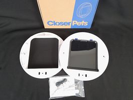 CLOSER PETS Katzenklappe für Glasscheiben