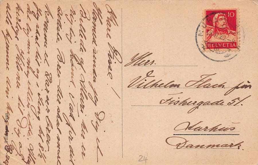 Cartoline postali: Muri bei Bern, gelaufen 1920 – Usato da Frauenfeld venduto da POML 1