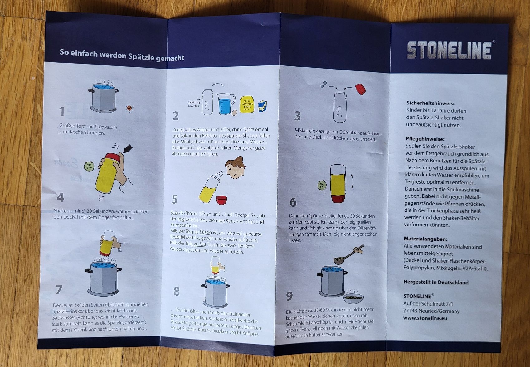 Elettrodomestici da cucina: Stoneline Spätzle, Hausgemachte Spätzle-Knöpfle – Usato da Winterthur venduto da Baer49 1