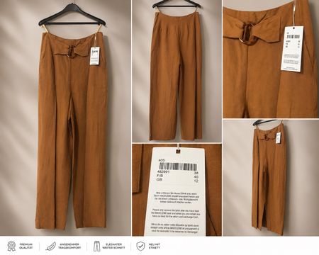 Hosen braun Grösse 40 neu mit Etikett von Outlet MADELEINE