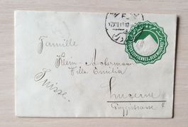Ganzsache Ägypten nach Luzern (1913?)