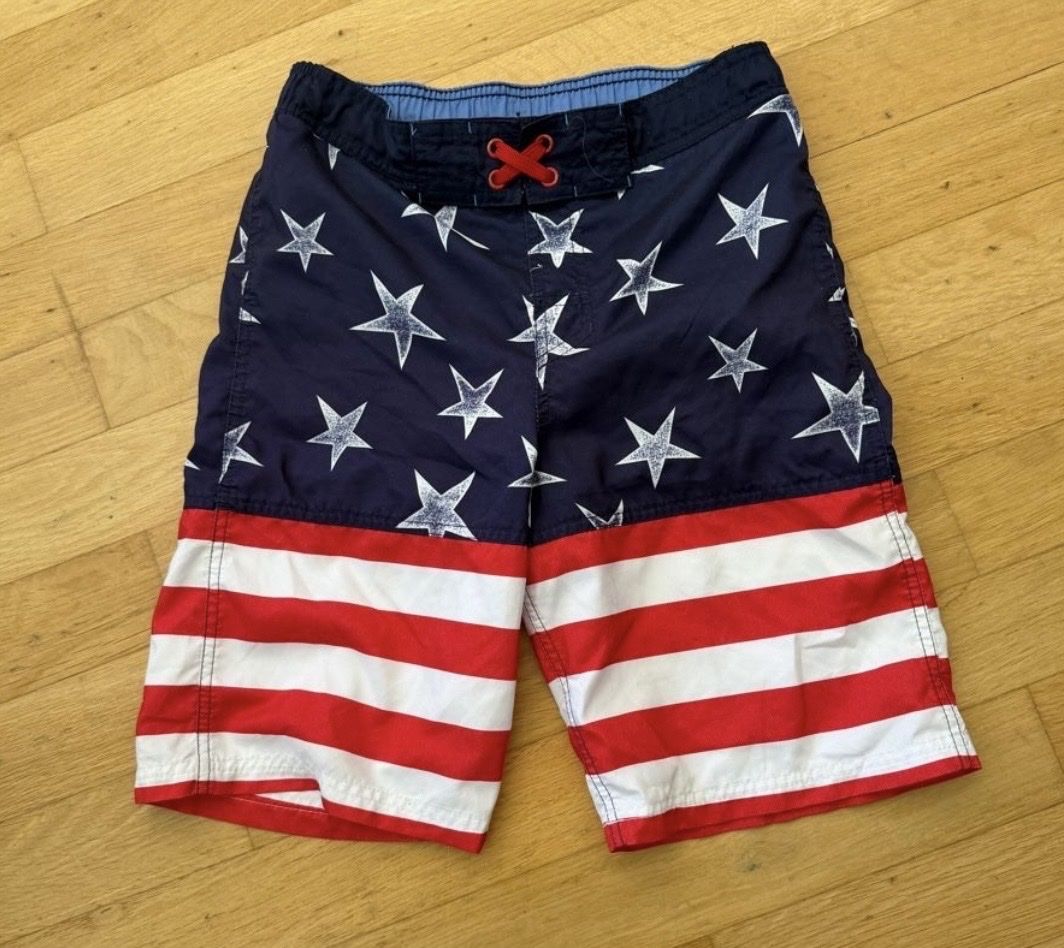 Costumi da bagno: Badehose 12/14 mit US Flagge – Usato da Buchs SG venduto da Scheni71