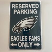 🏈 NFL Philadelphia Eagles Parking Only (Lizenziert & OVP)