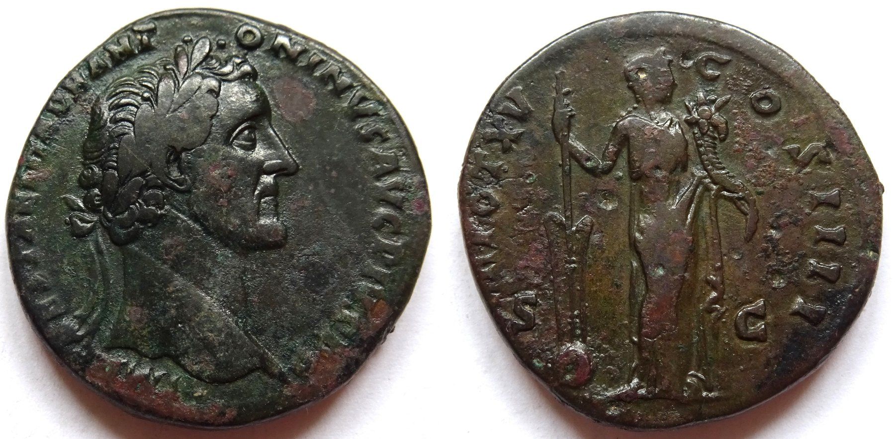 Tutti le monete: ANTONINUS PIUS Sestertius – Usato da La Sarraz venduto da classicworldcoins
