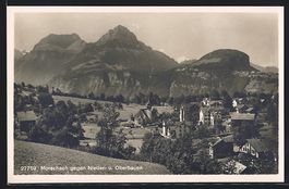Morschach, Ortsansicht gegen Nieder- und