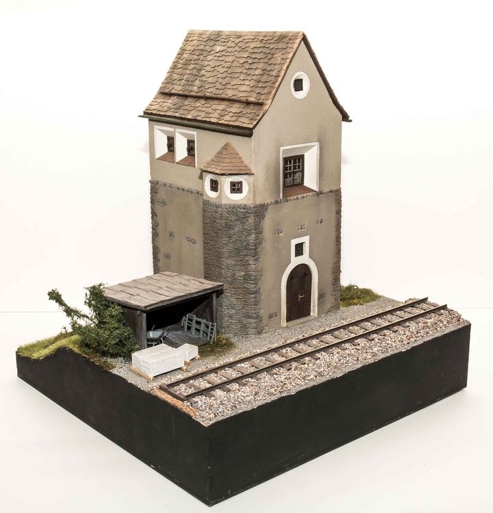 Engadiner Schalthaus „Ardez“ Bausatz RK Models 1/45 (Neu (gemäss ...