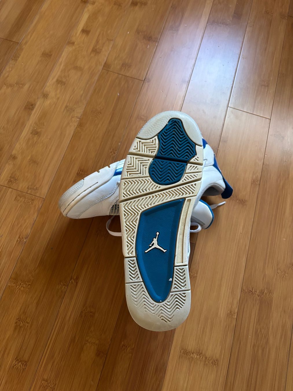 Jordan Scarpe da uomo: Jordan 4 Military blue (2012) – Usato da Cottens FR venduto da ginop 4