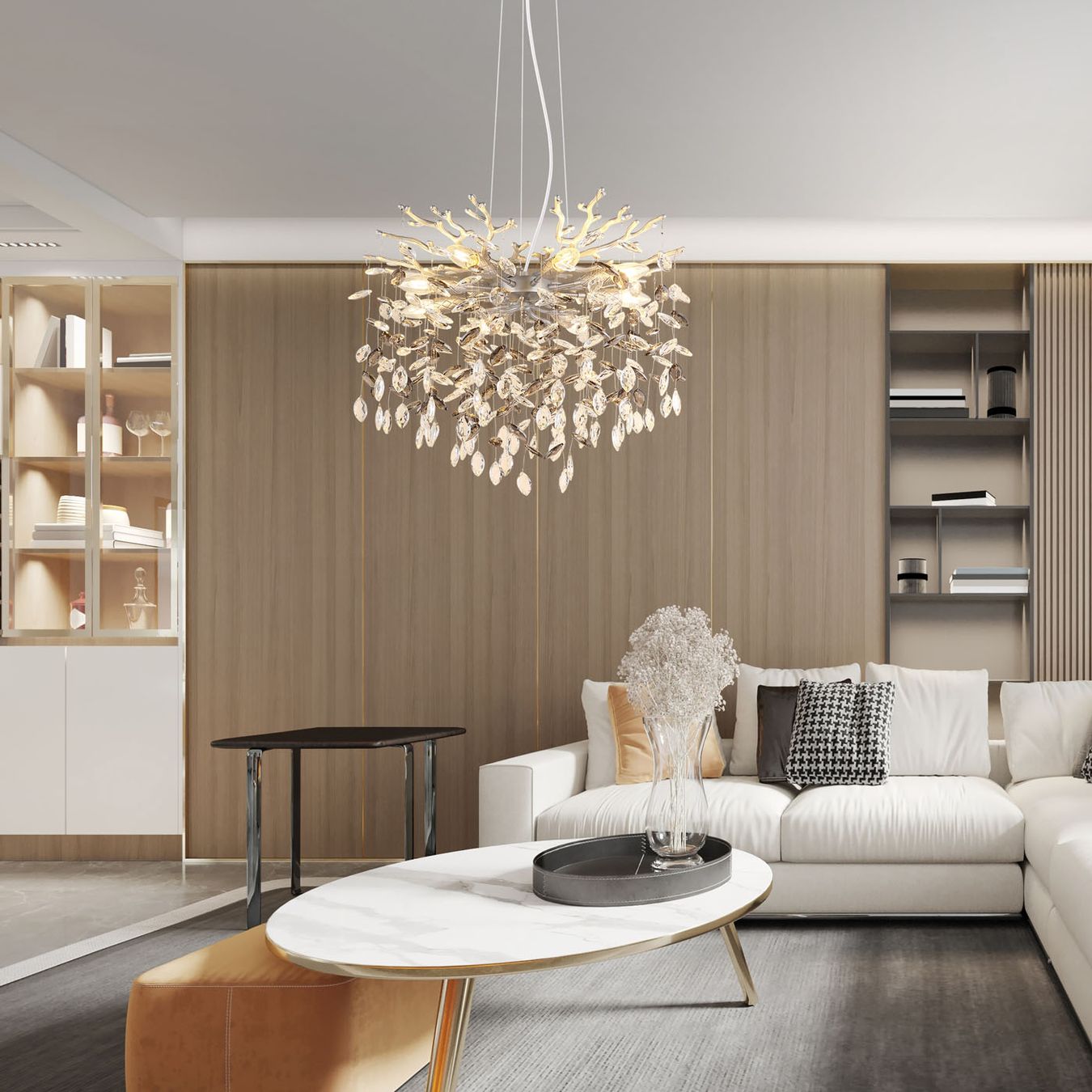 Lampadari & plafoniere: Pendelleuchte, Silber, 60 cm Ø – Nuovo (secondo la descrizione) da Kreuzlingen venduto da Smart-Light 1