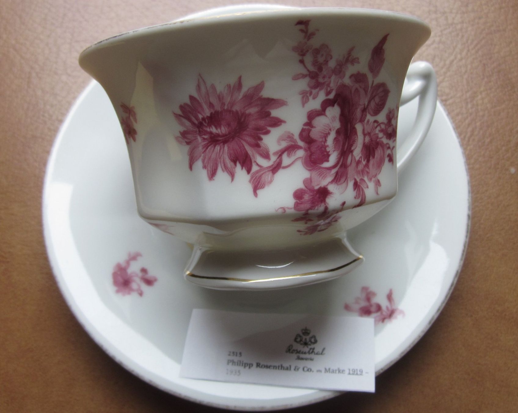 Rosenthal Tazze: Edle antike Rosenthalertasse – Nuovo (secondo la descrizione) da Langenthal venduto da Armstuca 1