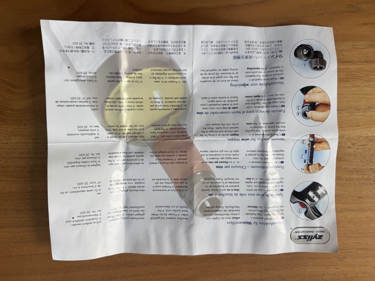 Flaschenöffner & -verschlüsse: Zyliss Champagner & Wein-Verschluss-Set! – Gebraucht aus Bern von Lexis6 2