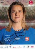 Elvira Herzog Autogramm handsigniert Schweiz 2022 SELTEN