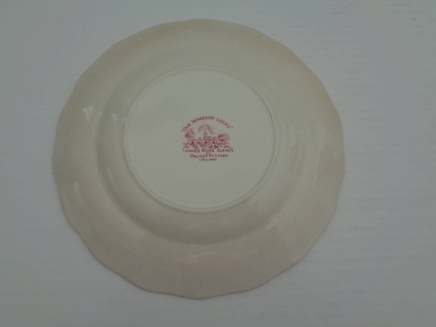 Piatti: 6 Dessertteller Palissy Pottery -Thames River Scenes England – Usato da Chur venduto da omonia 4