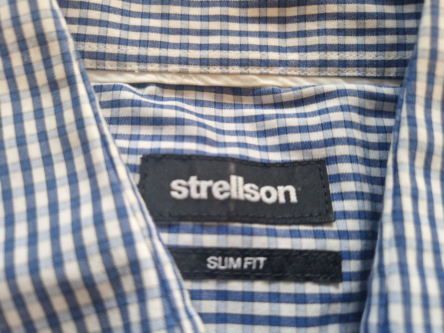Strellson Camicie: Strellson langarm Hemd blau slim fit 39 / 15 1/2 – Usato da MUEHLAU venduto da ibo_5c7d 1