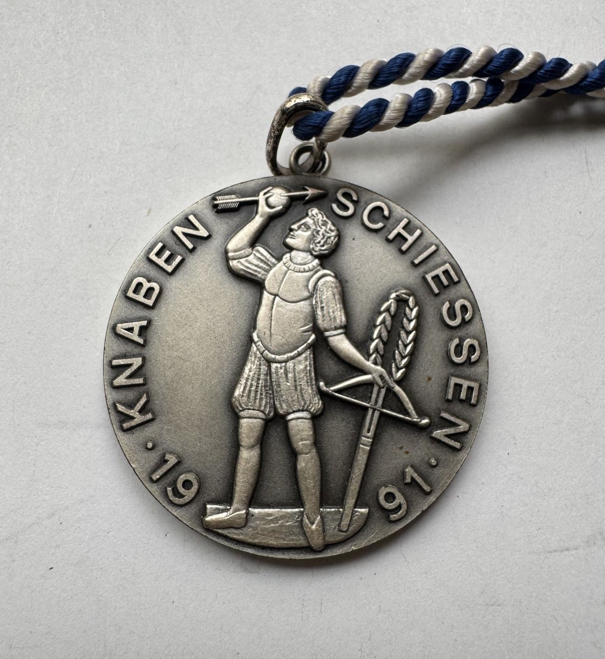 Medaglie: 1991 Schützenmedaille Knabenschiessen – Nuovo (secondo la descrizione) da Kirchberg SG venduto da Zenhad69