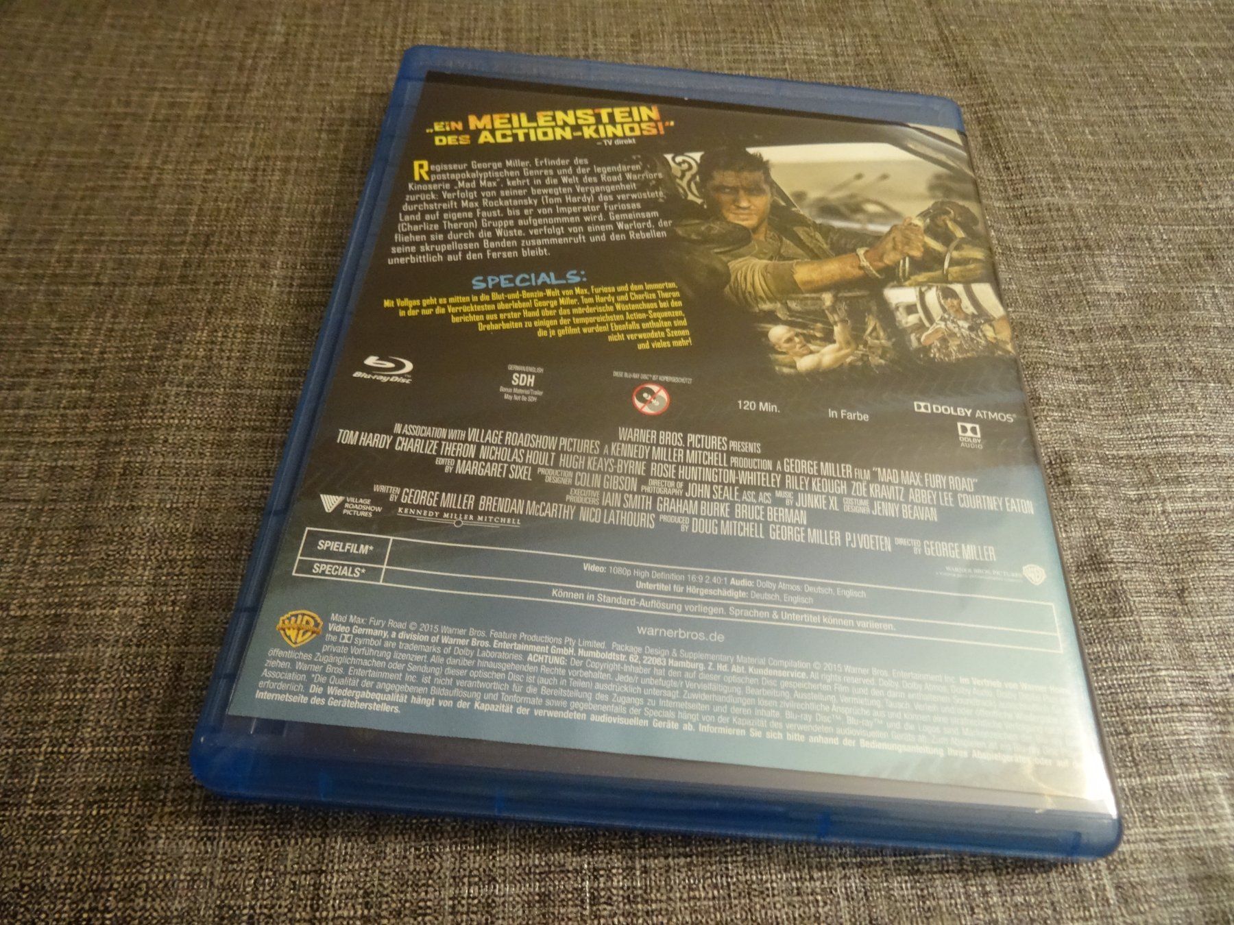 Tutti i DVDs: Mad Max Fury Road Blu-ray – Usato da Olten venduto da Disc-Verkauf 2