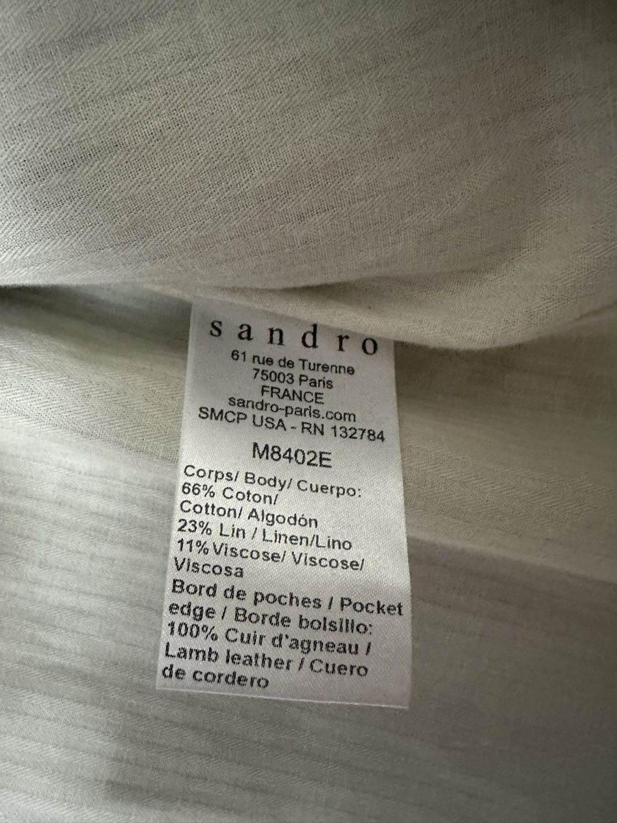 Sandro Manteaux: Sandro leichter Mantel blau – D'occasion à Zürich par domeldidom 4