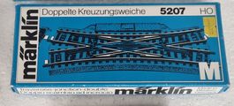 Märklin 5207 Doppel Kreuzungsweiche el.