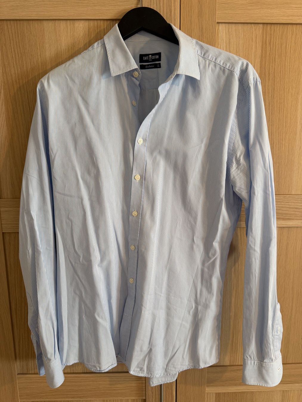 Hemden: Hemd Cafe Coton - hellblau weiss gestreift – Gebraucht aus Thalwil von pie_w2lk