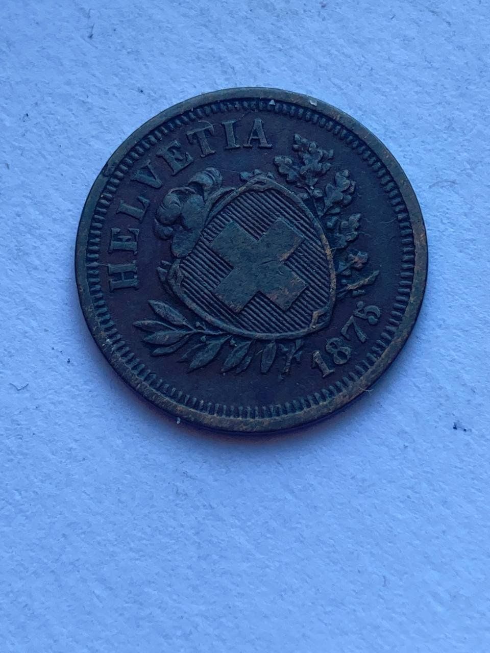 Alle Münzen: Schweiz 1 Rappen 1875 – Gebraucht aus Muralto von manueldisaba01 3
