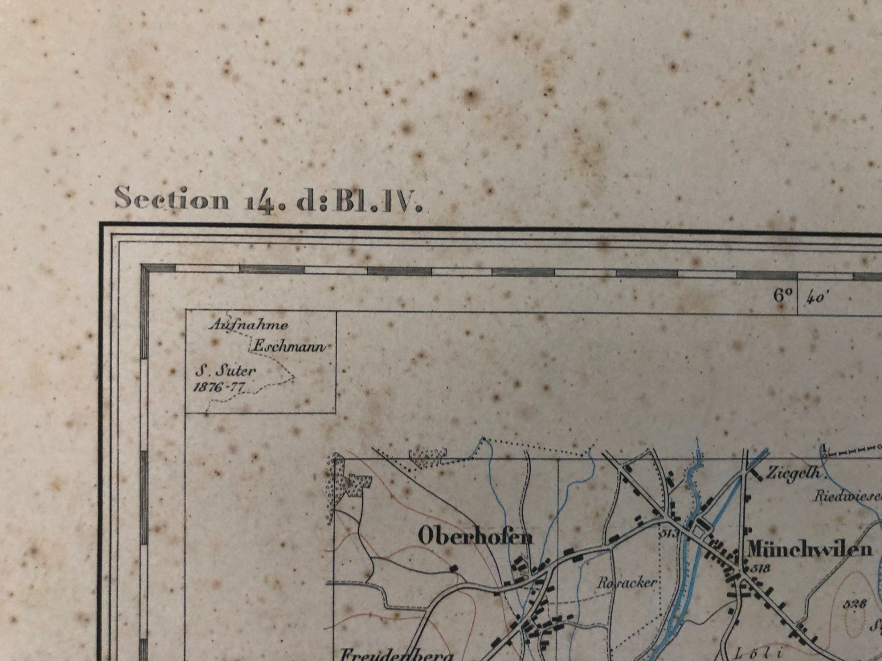 Landkarten & Atlanten: Siegfriedatlas Blatt 72: Wil 1880 – Gebraucht aus Zürich von allp 1