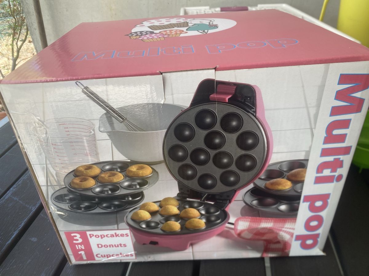 Küchengeräte: Multi Pop Maker 3-in-1 Popcakes Donuts Cupcakes New – Gebraucht aus Urtenen- Schönbühl von windowshopper