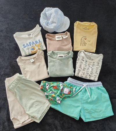 Kleiderpaket Sommer Jungen Grösse 80-92 ☀️🏝️🦒