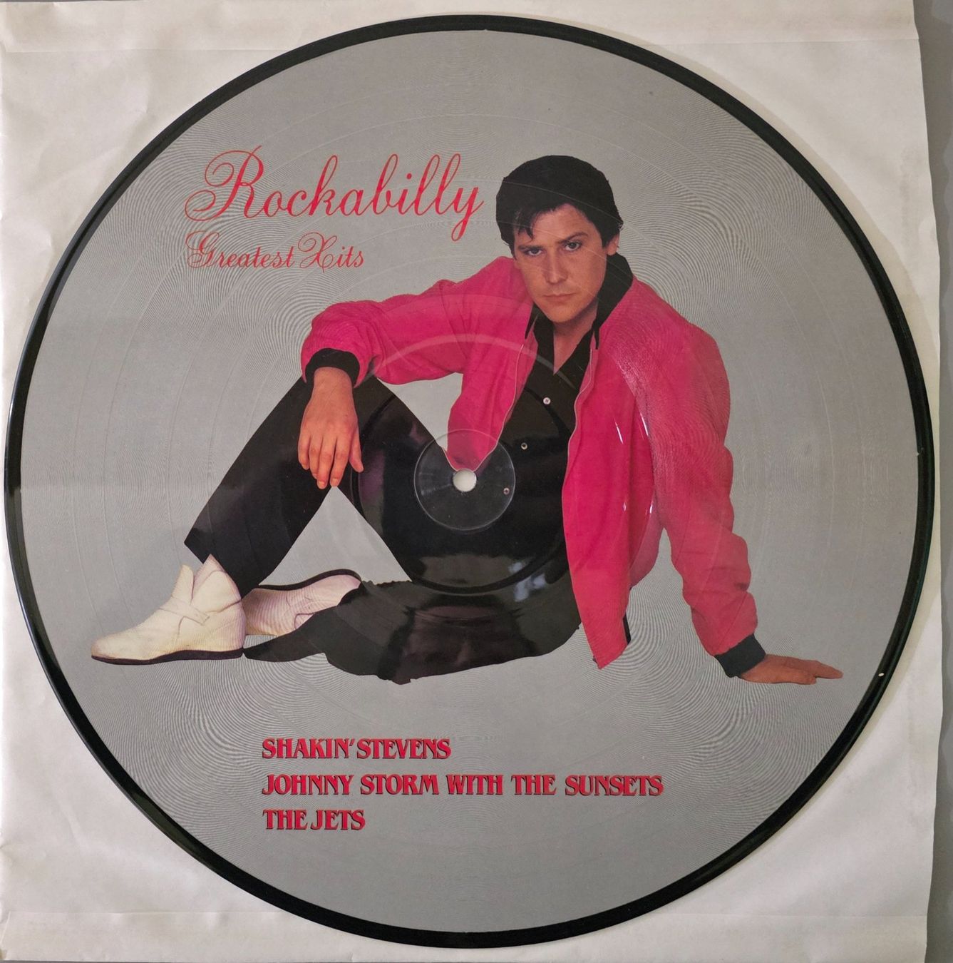 Dischi in vinile: Shakin' Stevens Picture Disc - Rockabilly Greatest Hits – Usato da Root venduto da atelier22 2