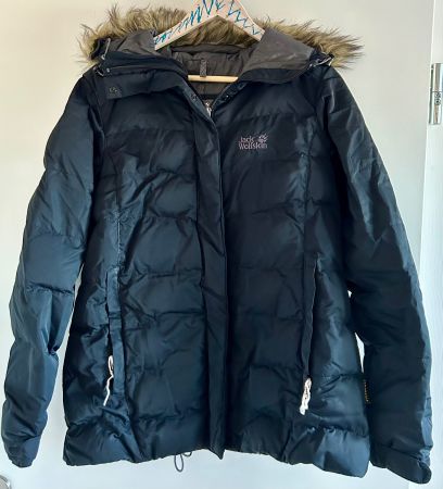 Jack Wolfskin Daunen Winterjacke, Kunstfell abnehmbar