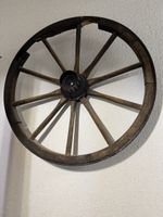 Altes Wagenrad, Holzrad, Dekoration, Ø 60 cm