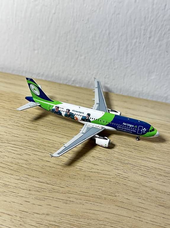 Modellbausätze & Standmodelle: Aer Lingus Airbus A320 Rugby Team NGModels – Neu (gemäss Beschreibung) aus Embrach von ale_z5t9 1
