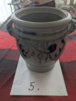 Alter Schmalzhafen aus Steinzeug blau/grau 5 Liter – Nr. 5