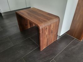 Sitzbank von Reseda, Holz Nussbaum, 70cmx38cmx45cm