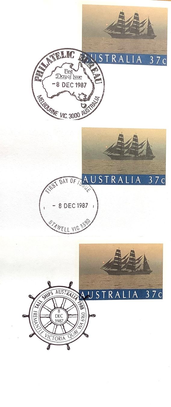 Tutti i francobolli: 1988 Australien FDC - Tall Ships - Div. Stempel – Nuovo (secondo la descrizione) da Liestal venduto da Skunk02 1