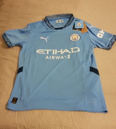 Manchester City Puma Home Shirt Gr. M GRATISVERSAND